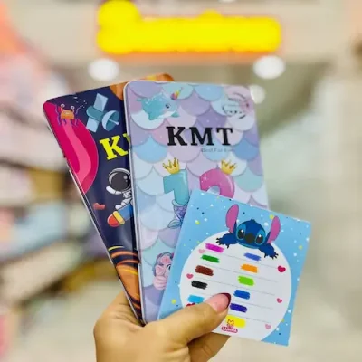 مداد رنگی 12 رنگ جلد فلزی KMT