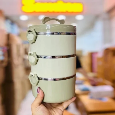 ظرف غذا 3 طبقه کلاسیک کد 45